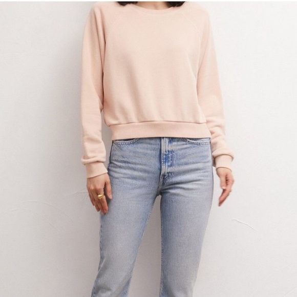 Z SUPPLY TABI CREW NECK SWEATSHIRT (M) & SHANE FLARE SWEATPANTS (XS) - Picture 2 of 4